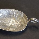18thc Silver Caddy Spoon