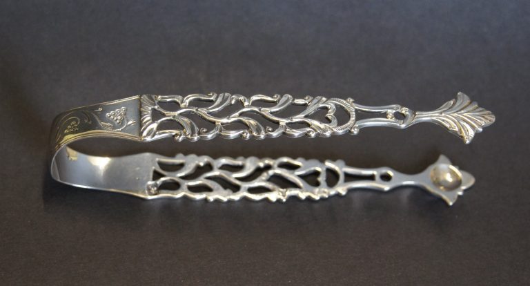 Georgian Silver Sugar Tongs