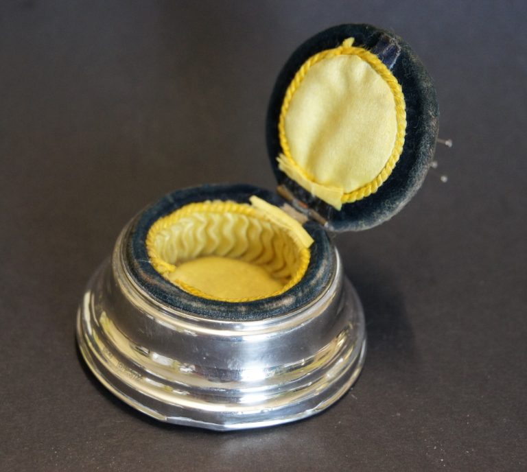 19thc Silver Ring Box